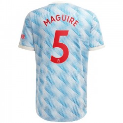 Camisola Manchester United Harry Maguire 5 Equipamento Segundo 2021-2022 Manga Curta